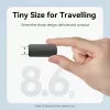 Vention CLGB0 karšu lasītājs 2 vienā, USB 3.0 A, SD + TF, divi diska burti, melnā krāsā