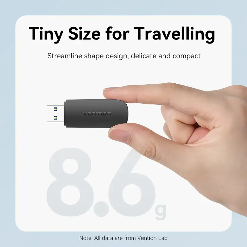 Vention CLGB0 karšu lasītājs 2 vienā, USB 3.0 A, SD + TF, divi diska burti, melnā krāsā