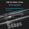 Vention CLGB0 karšu lasītājs 2 vienā, USB 3.0 A, SD + TF, divi diska burti, melnā krāsā