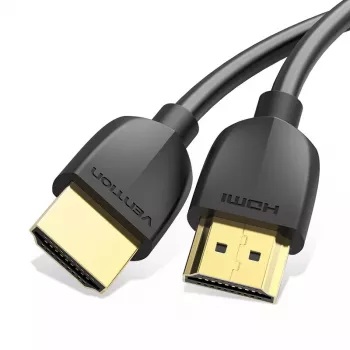 Vention pārnēsājams HDMI kabelis 3M Melns HDMI 2.0 18 Gbit/s