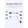Vention HDMI uz VGA pārveidotājs 0,15m Melns HDMI Type A VGA