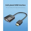 Vention HDMI uz VGA pārveidotājs 0,15m Melns HDMI Type A VGA