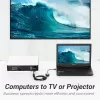 Vention HDMI uz VGA pārveidotājs 0,15m Melns HDMI Type A VGA