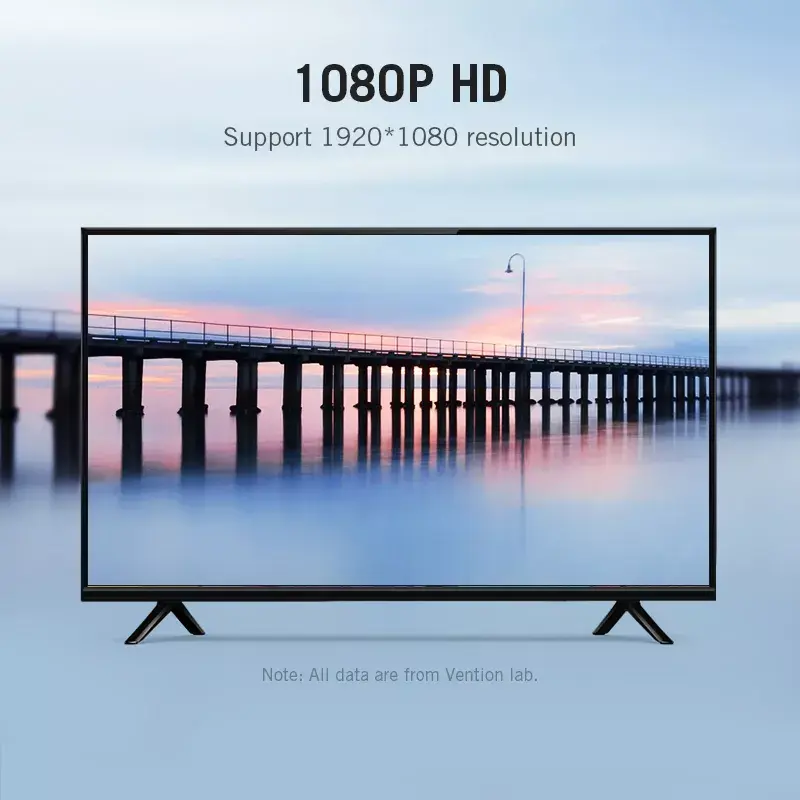 Vention AIDB0 HDMI uz VGA pārveidotājs, 3,5 mm audio savienojums