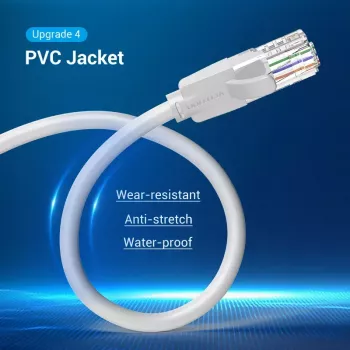 Tīkla kabelis Vention Cat.6 UTP Patch Cable RJ-45 5m Pelēks