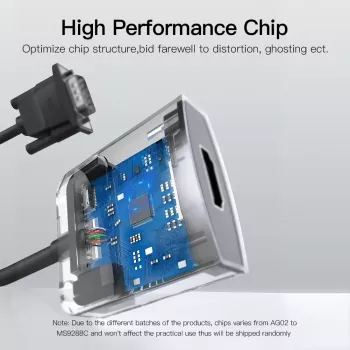 VGA uz HDMI pārveidotājs Vention 0.15m Melns VGA HDMI Mikro-USB Audio