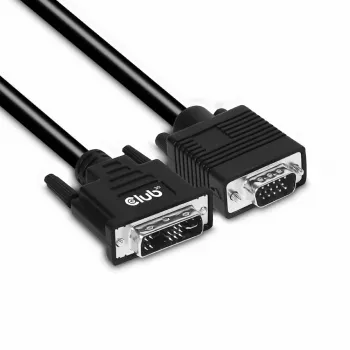 DVI-A uz VGA kabelis Club3D CAC-1243 3m 28 AWG Melns