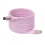 CLUB3D USB-C magnētiskā spole 240W rozā kabelis 2m USB 2.0