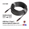 CLUB3D CAC-1589 USB Gen 2 Type C aktīvais optiskais kabelis A/V vienvirziena M/M 20 m