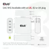 CLUB3D CAC-1912 Ceļojumu lādētājs 100W GaN, 2x USB-C + 2x USB-A, PD 3.0