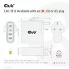 CLUB3D CAC-1912 Ceļojumu lādētājs 100W GaN, 2x USB-C + 2x USB-A, PD 3.0