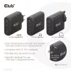 CLUB3D CAC-1912 Ceļojumu lādētājs 100W GaN, 2x USB-C + 2x USB-A, PD 3.0