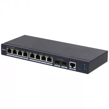 Dahua Technology SG4010-2F Pārvaldāms L2 Gigabit Ethernet (10/100/1000) Slēdzis, Melns