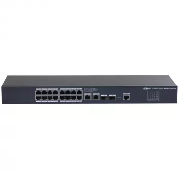 Dahua Technology SG4020 Pārvaldāms L2 Gigabit Ethernet (10/100/1000) slēdzis, 1U, melns