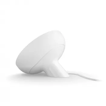 Philips Hue White and colour ambience Bloom galda lampa, viedā galda lampa, ZigBee, Balta, Iebūvēta LED, Metāls, Nenomaināma spuldze