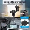 Auto stiprinājums telefonam Vention KCOB0 — automātiska fiksācija, piesūceknis, melns, 73 mm platums, 117.6 mm augstums