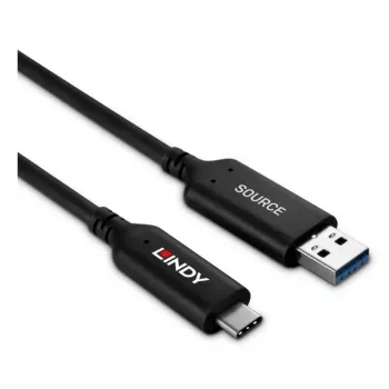 Lindy 25m USB 3.2 Gen 1 Type A uz C Hibrīda optiskās šķiedras kabelis