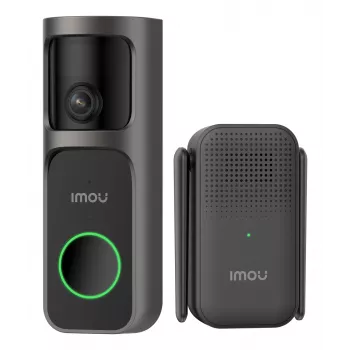 Durvju zvana komplekts Imou DB-3EP-4M0W/DS3 Melns 4MP HD Video