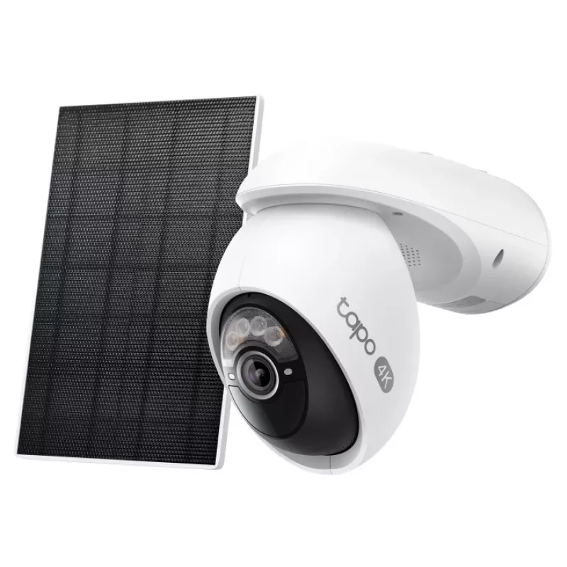 IP novērošanas kamera TP-Link Tapo C660 KIT — 8 MP 3840×2160, 4 mm objektīvs, 20 kadri/s, Wi‑Fi un Ethernet, āra IP65, IR nakts redzamība 12 m