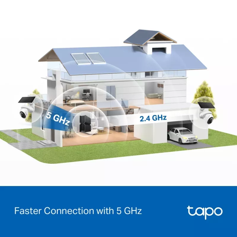 IP novērošanas kamera TP-Link Tapo C660 KIT — 8 MP 3840×2160, 4 mm objektīvs, 20 kadri/s, Wi‑Fi un Ethernet, āra IP65, IR nakts redzamība 12 m