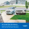 IP drošības kamera TP-Link Tapo C460 KIT — āra bullet, 8 MP 3840×2160, 12× digitālais tālummaiņa, sienas stiprinājums, divvirzienu audio, Wi‑Fi, balta