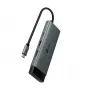 USB Type-C centrmezgls TP-Link UH7021C — HDMI, USB 3.2 Gen1, USB 2.0, SD/microSD, 5000 Mbit/s, alumīnijs melns