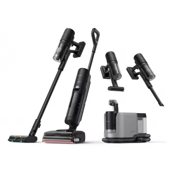 Dreame H15 Mix 2-in-1 stick putekļsūcējs Akumulatora Slapjā&Sausā Bezmaiss 400 W Melns 5 Ah