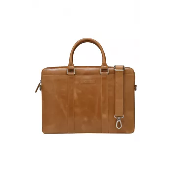 dbramante1928 Nordborg - 15 inch - Tan N.E., portfelis, 38.1 cm (15 collas), plecu siksna, 1.02 kg