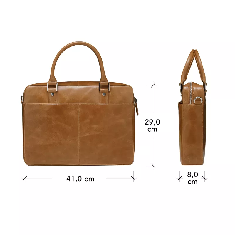 dbramante1928 Rosenborg 16 inch diplomāts - Tan N.E.