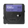 Lentīšu lente Brother BTAG-F31 Melns uz violeta 1.2 cm 4 m