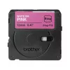Lentīte etiķešu drukāšanai Brother BTAG-P35 balts uz rozā 1,2 cm 4 m