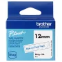 Brother BTAG-133 lentes kasetne zila uz caurspīdīga fona