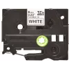 Laminēta lente Brother TZEFX211 Melns uz Balta 6mm