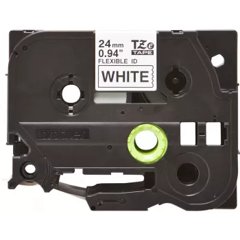 Laminēta lente Brother TZEFX251 Melns uz Balta 2,4 cm