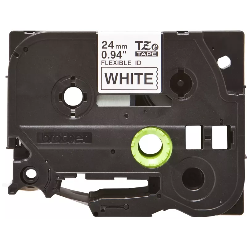 Laminēta lente Brother TZEFX251 Melns uz Balta 2,4 cm