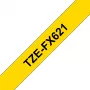 Brother TZE-FX621 līmlentes kasete, melns uz dzeltena, 9 mm x 8 m