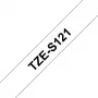 Brother TZE-S121 lentes kasetne, 9 mm, 8 m, īpaši stipra līme