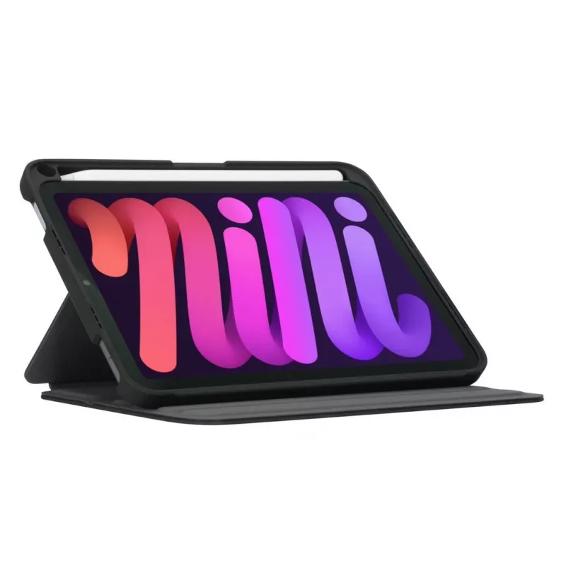 Targus Click-In THZ912GL pāršļaucams apvalks Apple iPad mini (6. paaudzes) planšetei, 8,3 collas (21,1 cm), melns