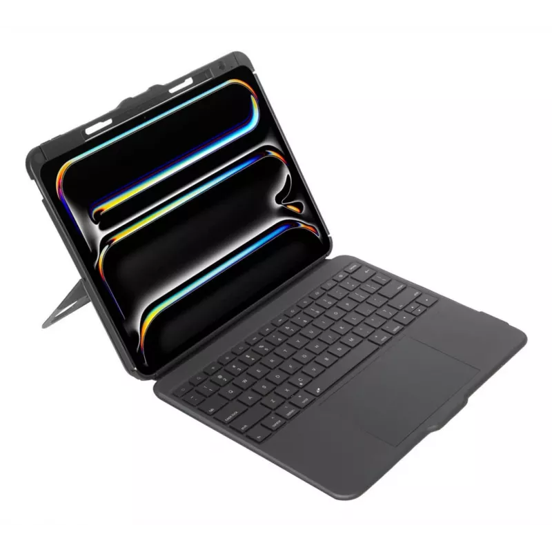 Klaviatūras maciņš TARGUS VersaVu THZ989NO iPad Pro 13 collu — Bluetooth, rotējama noņemama klaviatūra, aizsargmaciņš