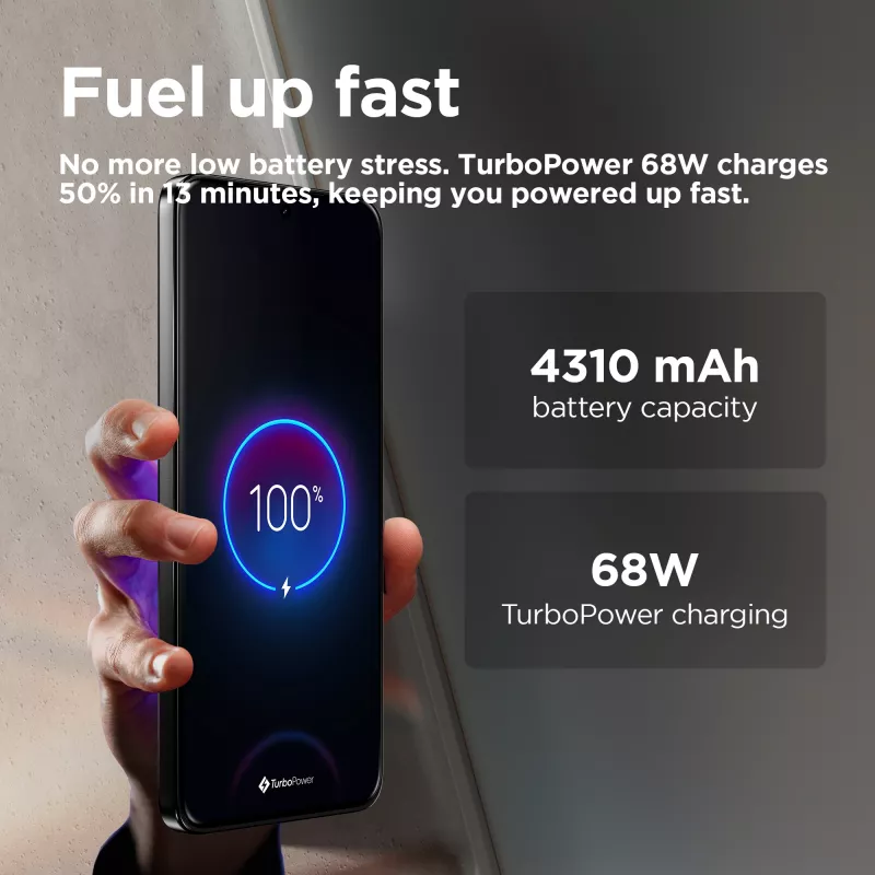 Motorola ThinkPhone25 16,1 cm (6,36 collu) Dual SIM Android 14 5G USB Type-C 8 GB 256 GB 4310 mAh Melns