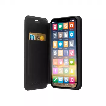Maciņa futrālis Screenor 30149SC iPhone 16 Melns 15.5 cm