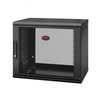APC NetShelter WX AR109SH4 - 9U, 19 collu sienas skapis, 400 mm dziļš, salikts