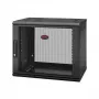 APC NetShelter WX AR109SH4 - 9U, 19 collu sienas skapis, 400 mm dziļš, salikts