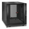 APC NetShelter SX, servera statīva korpuss, 12U, melns, 658H x 600W x 900D mm