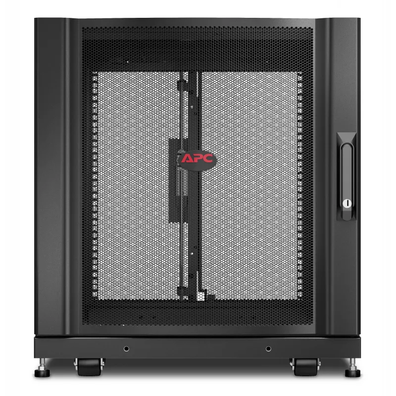 APC NetShelter SX, servera statīva korpuss, 12U, melns, 658H x 600W x 900D mm