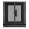 APC NetShelter SX, servera statīva korpuss, 12U, melns, 658H x 600W x 900D mm