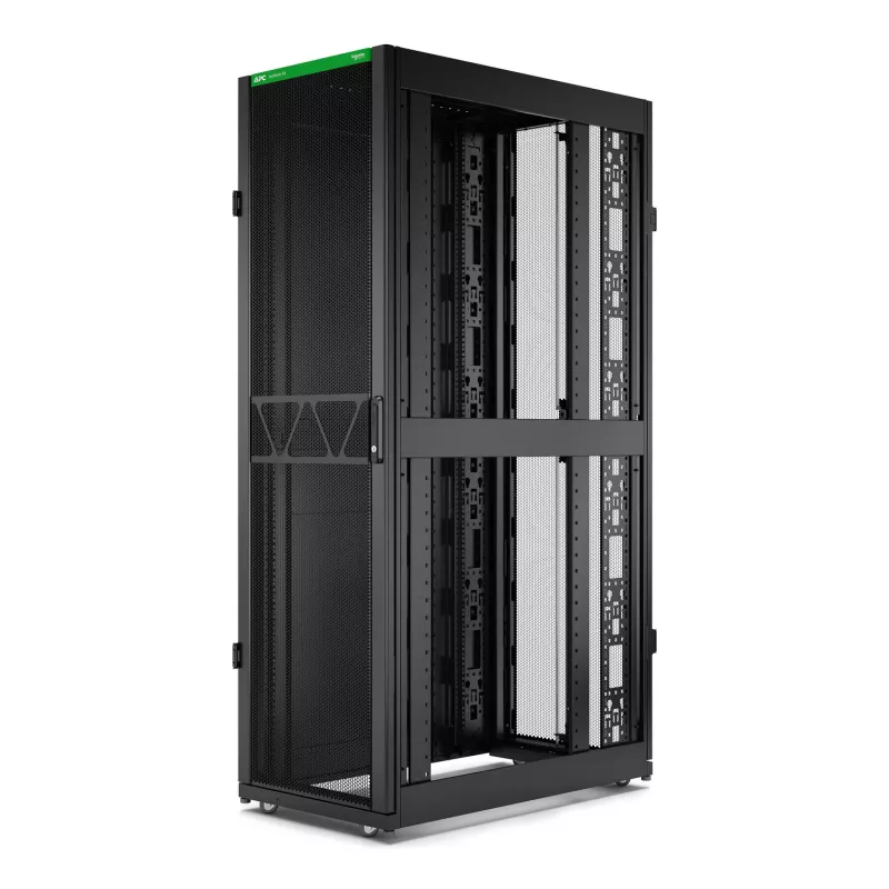 APC NetShelter SX Gen2 AR3100B2 - 42U skapis, 1991x600x1070 mm, ar sānu paneļiem, melns