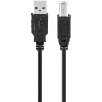 USB 2.0 Hi-Speed kabelis Goobay 93598 5m melns