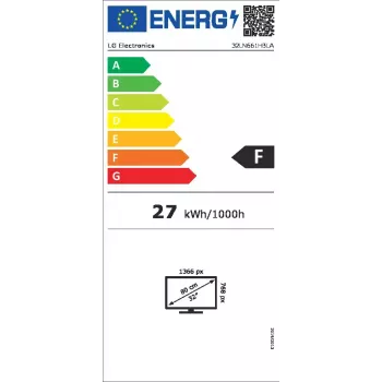 LG 32LN661HBLA 81,3 cm (32 collu) HD Smart TV Melns 10 W
