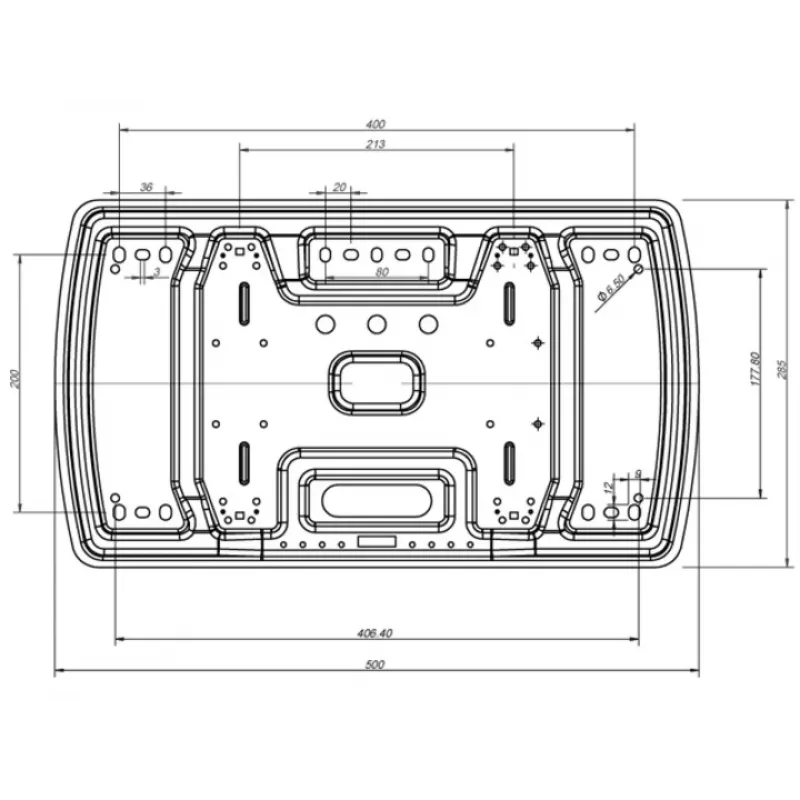 Piestiprināšanas kronšteins Multibrackets M VESA Super Slim Tilt & Turn